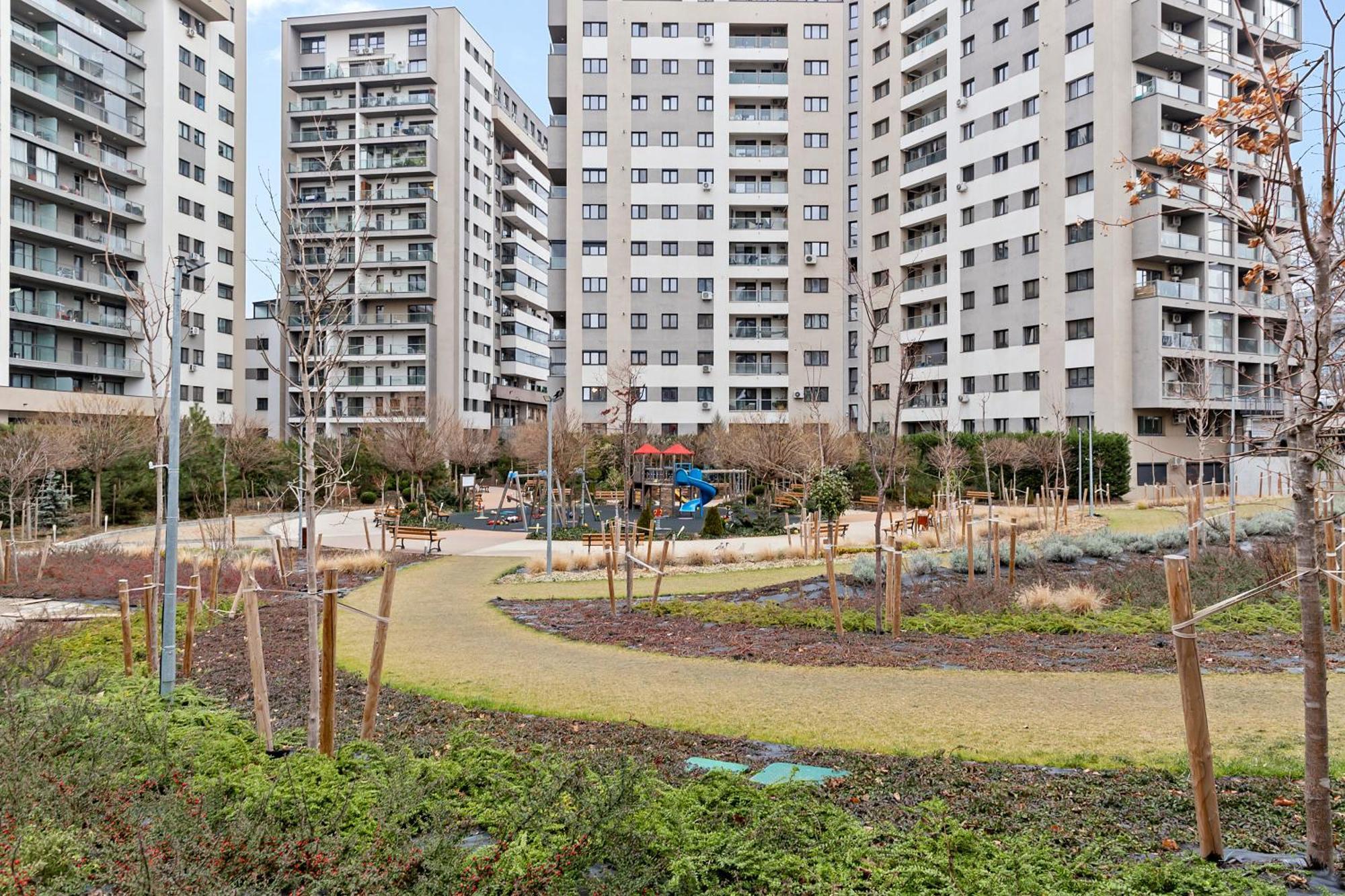 Mido Park Apartment With Private Parking & Self Check-In Bucarest Esterno foto